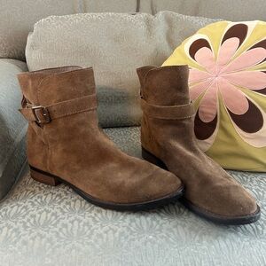 Sam Edelman green/Brown Malone Suede Ankle Boots